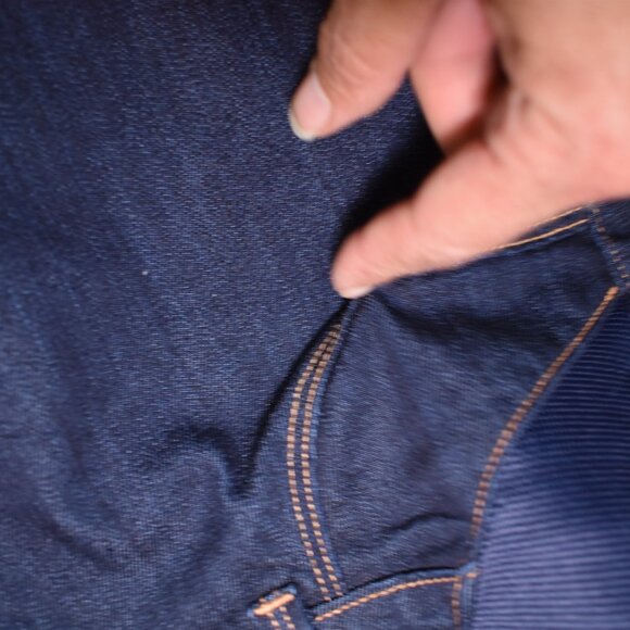J Brand Mama J Maternity Jeans 26 Dark Blue Flare Bootcut Stretch Waist - Picture 5 of 13